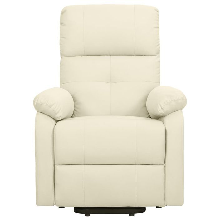 Fauteuil inclinable Crème Tissu 23 - Photo n°4