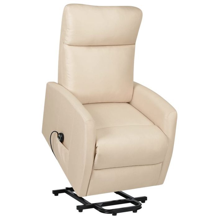 Fauteuil inclinable Crème Tissu Silencia - Photo n°1