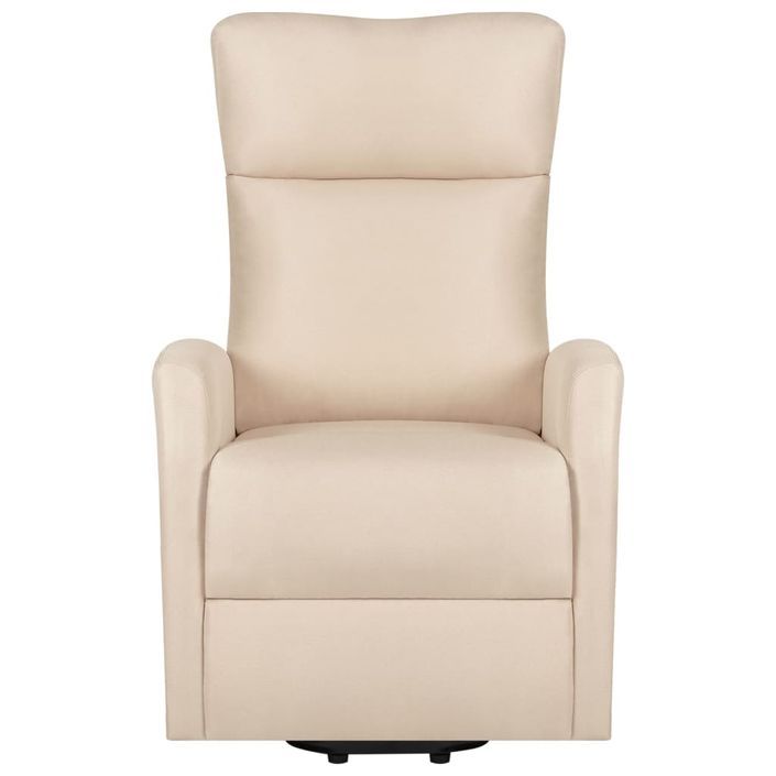 Fauteuil inclinable Crème Tissu Silencia - Photo n°4