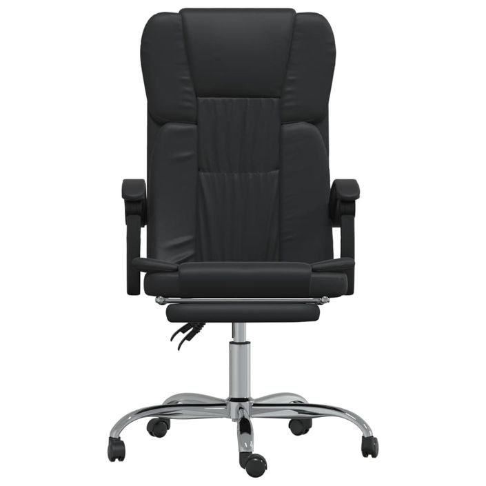 Fauteuil inclinable de bureau Noir Similicuir - Photo n°3