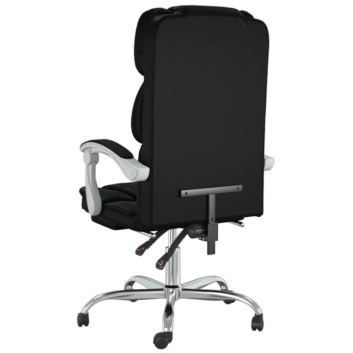 Fauteuil inclinable de bureau Noir Similicuir - Photo n°5