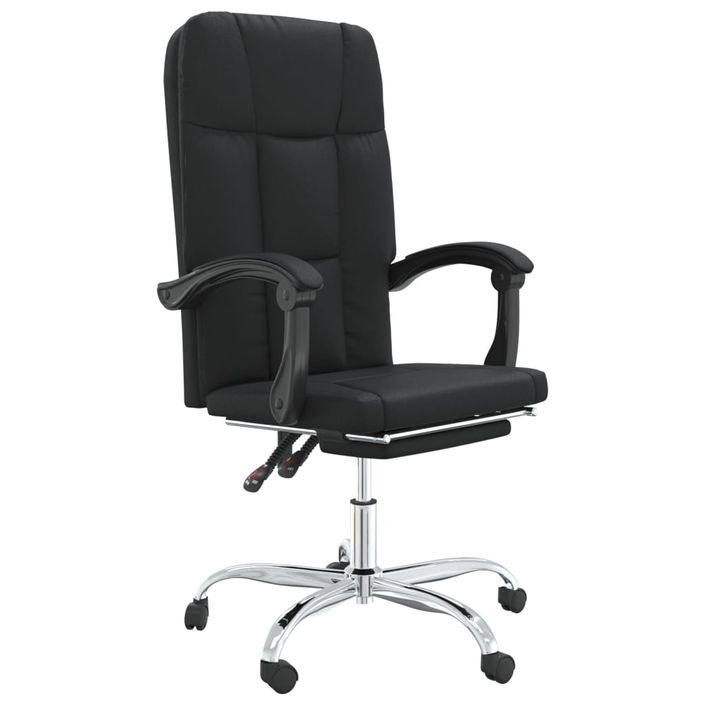 Fauteuil inclinable de bureau Noir Similicuir - Photo n°2