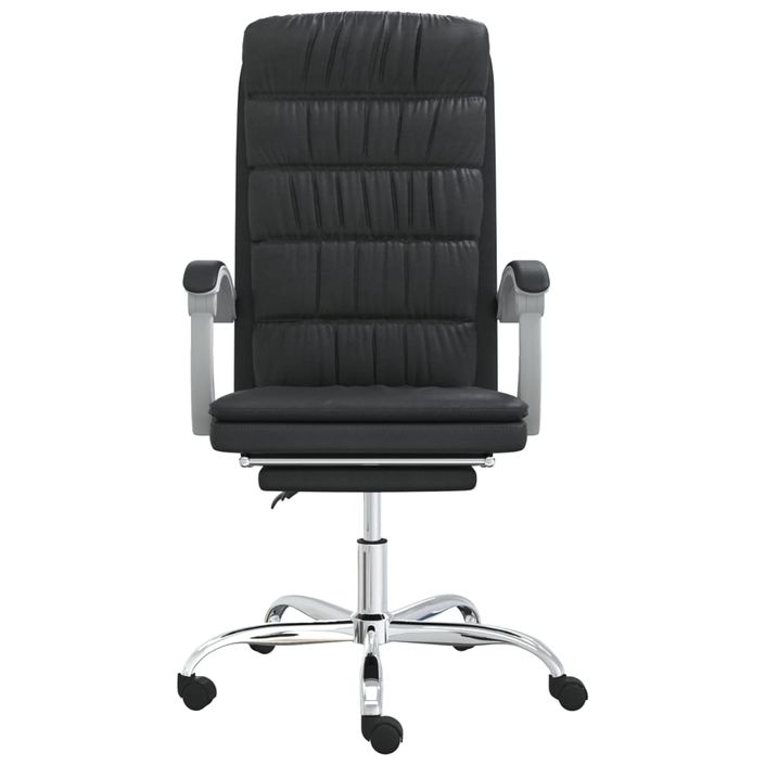 Fauteuil inclinable de bureau Noir Similicuir - Photo n°3