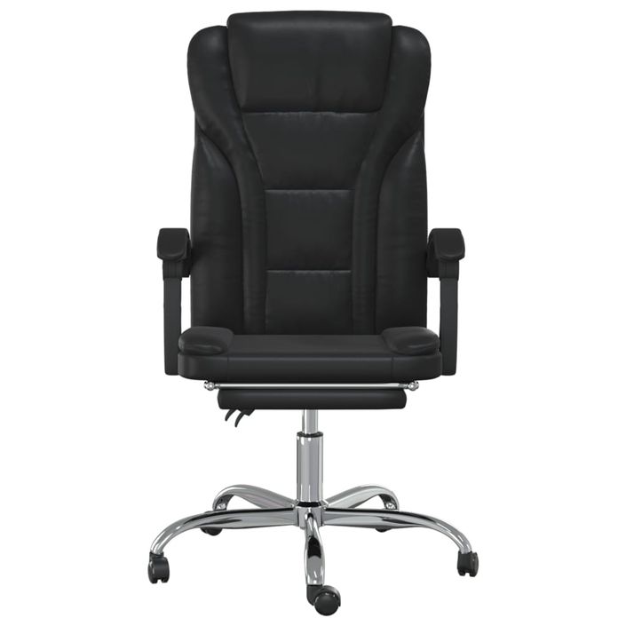 Fauteuil inclinable de bureau Noir Similicuir - Photo n°3