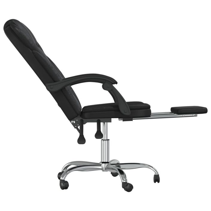 Fauteuil inclinable de bureau Noir Similicuir - Photo n°7