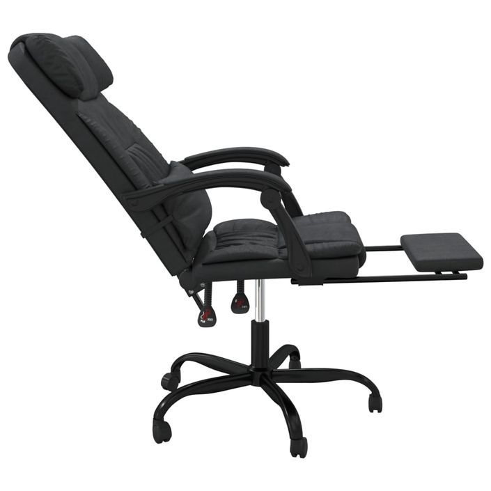 Fauteuil inclinable de bureau Noir Similicuir - Photo n°7