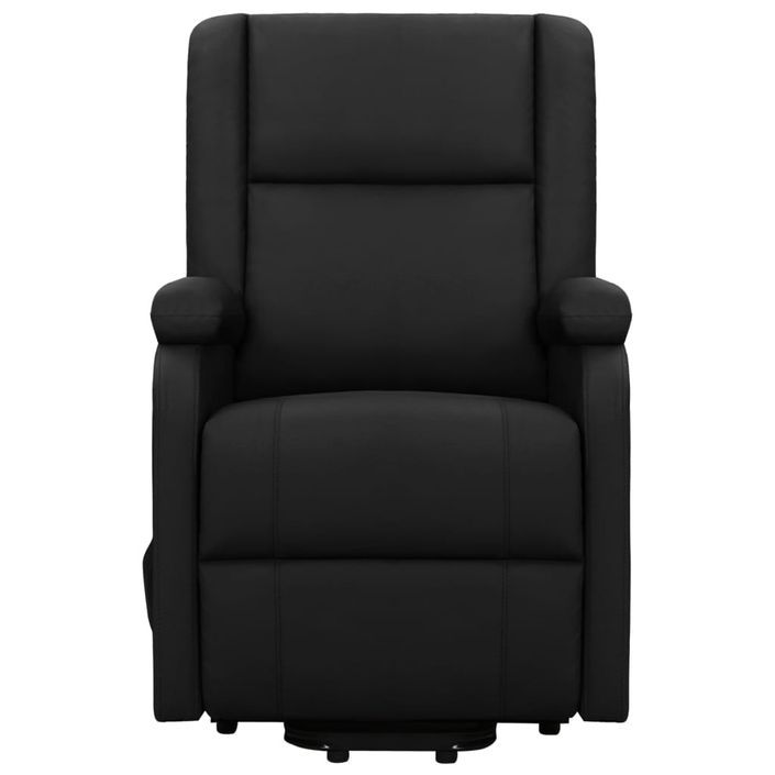 Fauteuil inclinable de massage Noir Similicuir 5 - Photo n°4