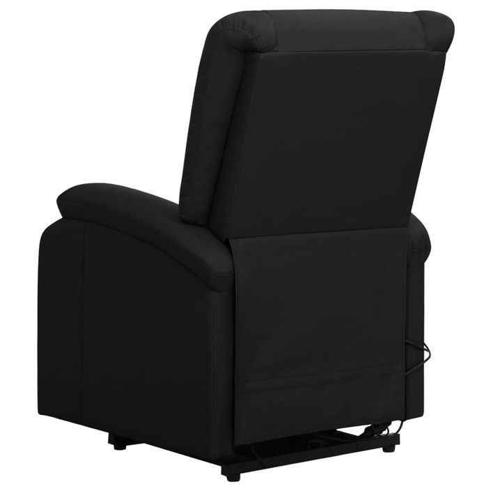 Fauteuil inclinable de massage Noir Similicuir 5 - Photo n°6