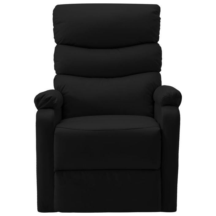 Fauteuil inclinable de massage Noir Similicuir 8 - Photo n°4