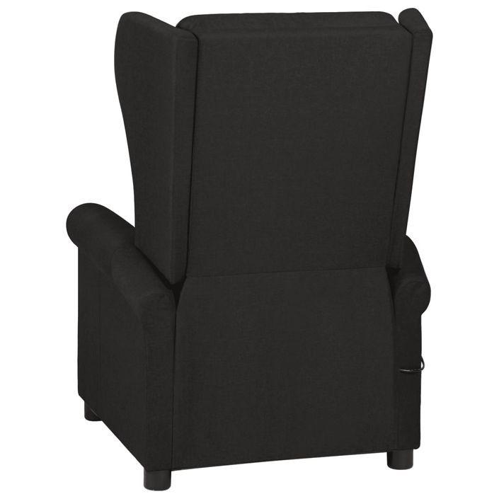 Fauteuil inclinable électrique Noir Tissu 5 - Photo n°5