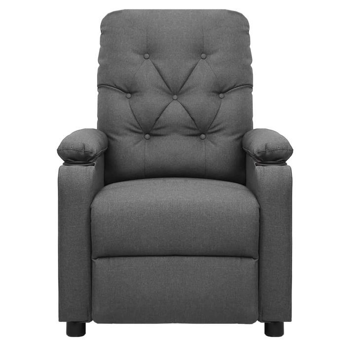 Fauteuil inclinable Gris clair Tissu 7 - Photo n°3