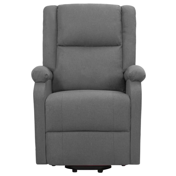 Fauteuil inclinable Gris foncé Tissu 21 - Photo n°4