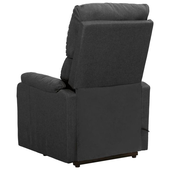 Fauteuil inclinable Gris foncé Tissu Verka - Photo n°5