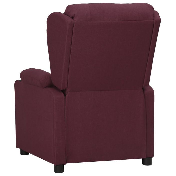 Fauteuil inclinable Violet Tissu 2 - Photo n°4