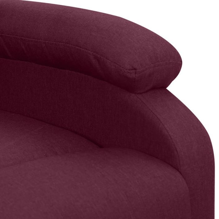 Fauteuil inclinable Violet Tissu 23 - Photo n°7