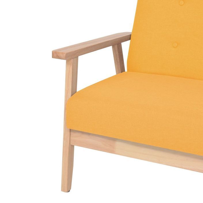 Fauteuil Jaune Tissu 2 - Photo n°5