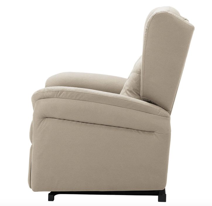 Fauteuil relevable de relaxation électrique 2 moteurs tissu Karola - Photo n°7