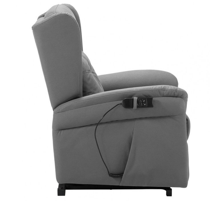 Fauteuil relevable de relaxation électrique 2 moteurs tissu Karola - Photo n°6