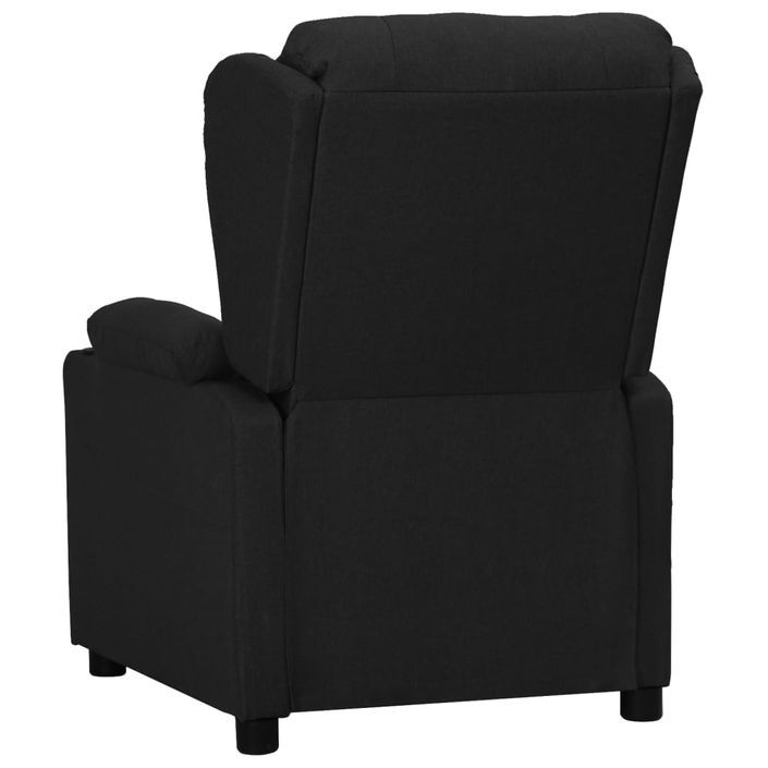 Fauteuil releveur inclinable Noir Tissu Louiza - Photo n°4