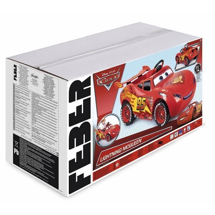 FEBER - Voiture CARS 3 Flash McQueen - Voiture Electrique Enfant - Batterie 6V - Disney - Photo n°4