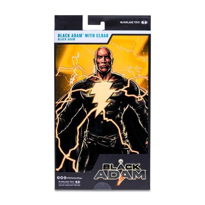 Figurine McFarlane BANDAI DC Black Adam (costume avec cape) - 17 cm - TM15261 - Photo n°2
