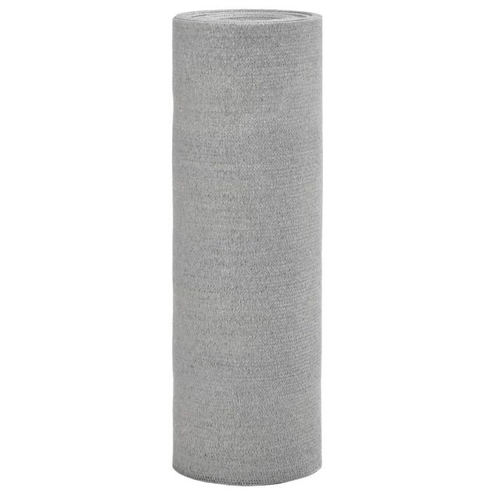 Filet brise-vue gris clair 1,5x10 m PEHD 150 g/m² - Photo n°1