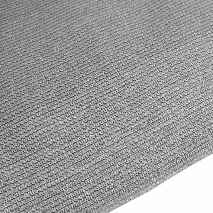 Filet brise-vue gris clair 1,5x10 m PEHD 150 g/m² - Photo n°5