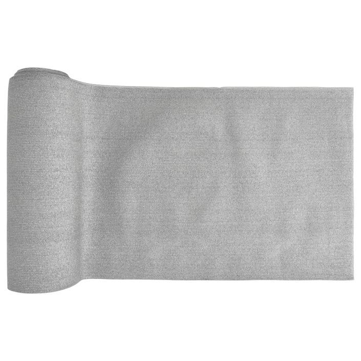 Filet brise-vue gris clair 1,5x25 m PEHD 150 g/m² - Photo n°2