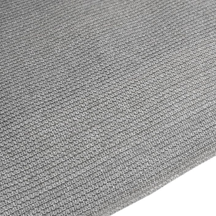 Filet brise-vue gris clair 1,8x25 m PEHD 150 g/m² - Photo n°5