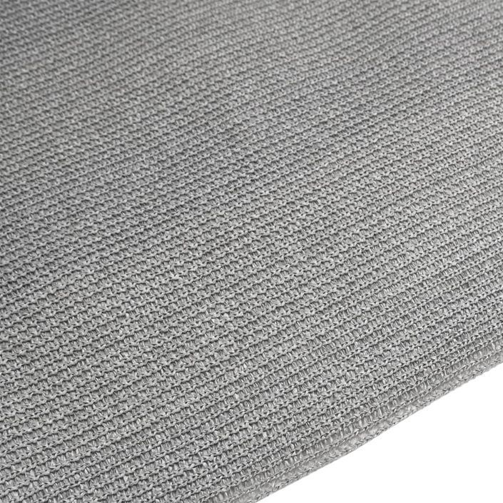 Filet brise-vue gris clair 1,8x25 m PEHD 75 g/m² - Photo n°5