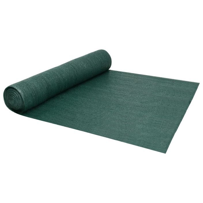 Filet brise-vue Vert 1x10 m PEHD 150 g/m² - Photo n°1