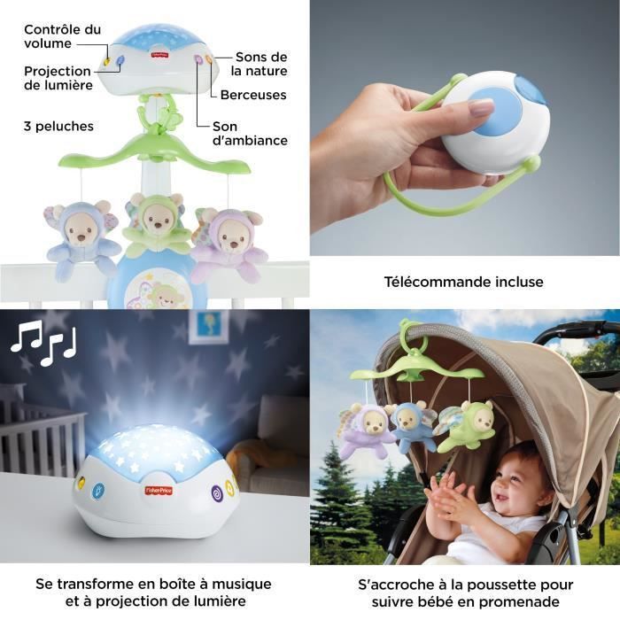 FISHER-PRICE - Mobile Doux Reves Papillons - Photo n°3