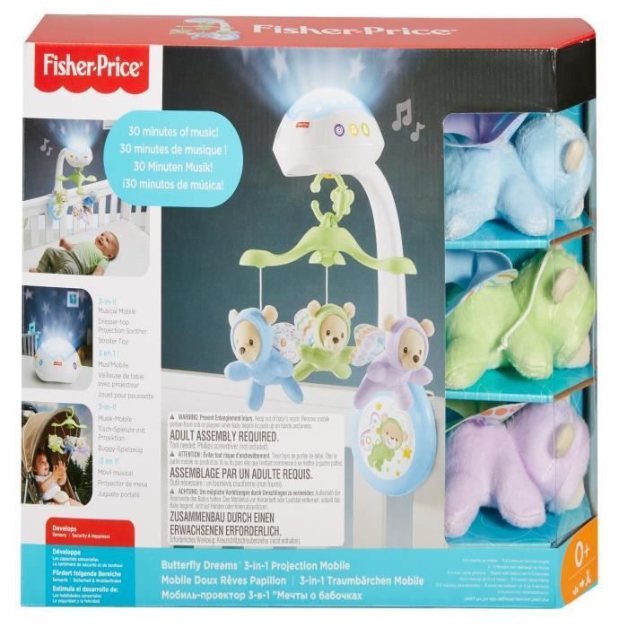 FISHER-PRICE - Mobile Doux Reves Papillons - Photo n°5
