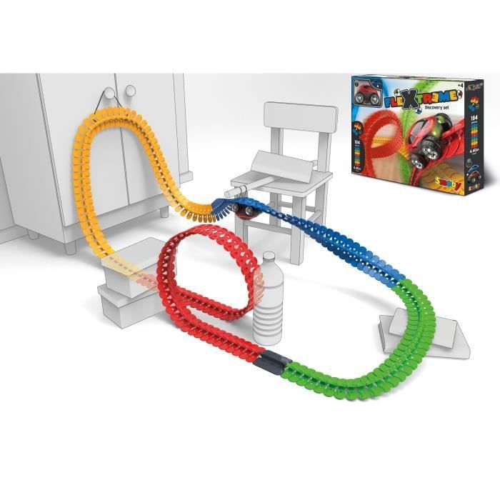 FleXtreme Set Decouverte - Circuit voiture - 4,40 metres de long - SMOBY - Photo n°2