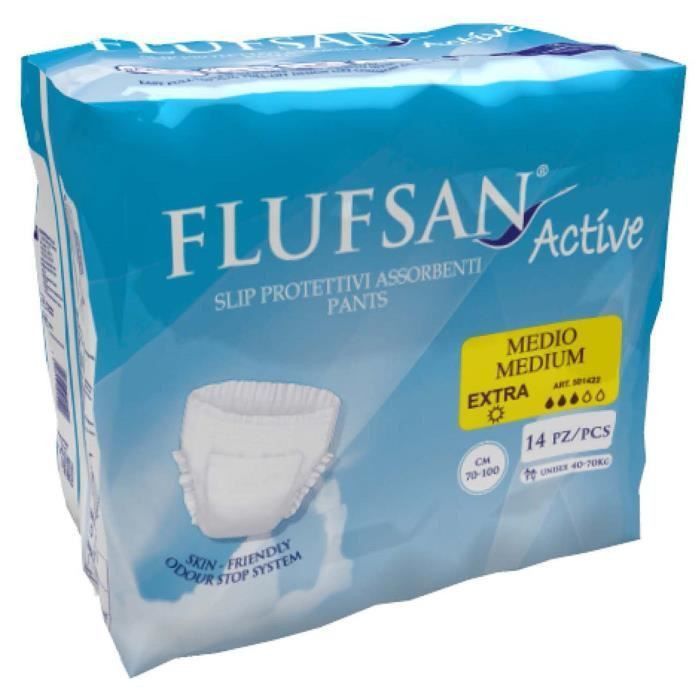 FLUFSAN Culottes absorbantes Active medium pour incontinence jour x14 - Photo n°1