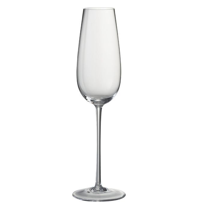 Flûte à champagne verre transparent Liath - Photo n°1