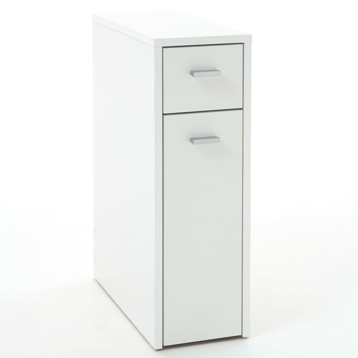 FMD Armoire avec 2 tiroirs 20x45x61 cm Blanc - Photo n°1