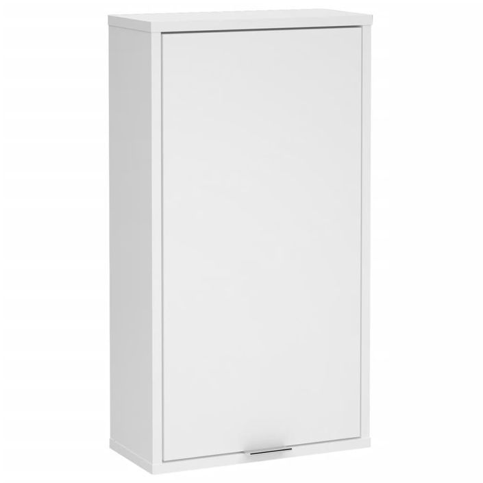 FMD Armoire de salle de bains murale 36,8x17,1x67,3 cm blanc - Photo n°1