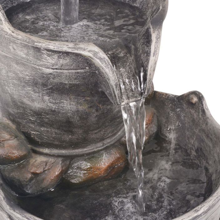 Fontaine avec robinet et seaux Polyrésine - Photo n°5