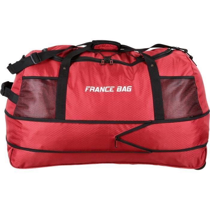FRANCE BAG Sac de Voyage Pliable XXL Polyester 81cm Rouge - Photo n°1