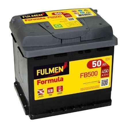 FULMEN Batterie auto FORMULA FB500 (+ droite) 12V 50AH 450A - Photo n°1
