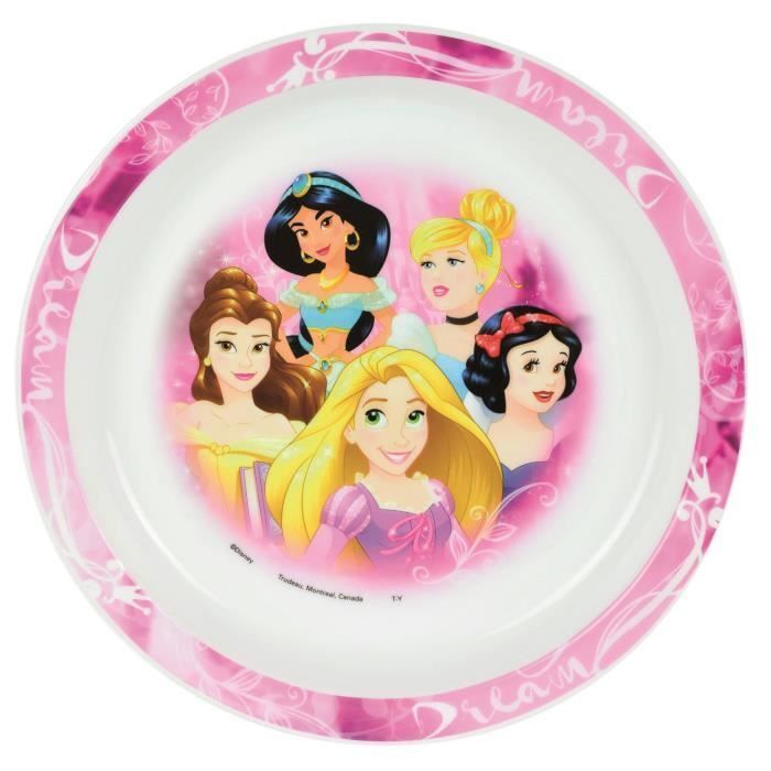 Fun House Disney princesses assiette micro onde pour enfant - Photo n°1