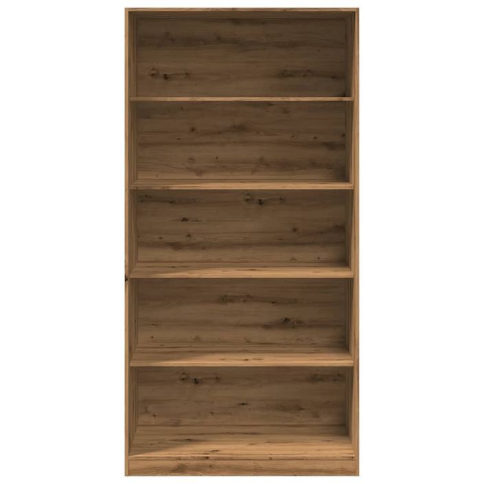 Garde-robe chêne artisanal 100x50x200 cm bois d'ingénierie - Photo n°4