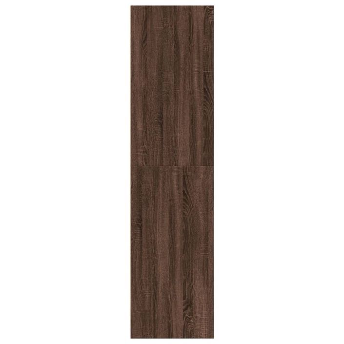 Garde-robe chêne marron 80x50x200 cm bois d'ingénierie - Photo n°5