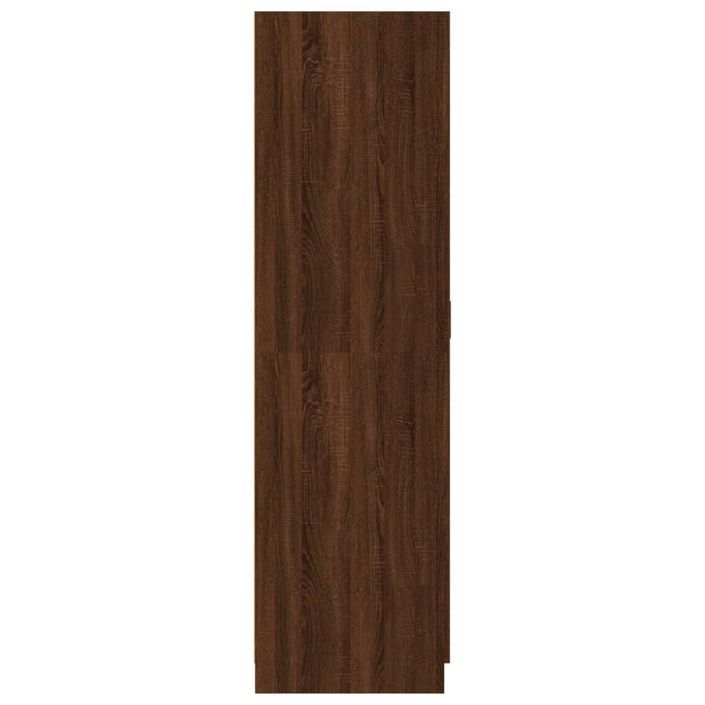 Garde-robe Chêne marron 80x52x180 cm Bois d'ingénierie - Photo n°4