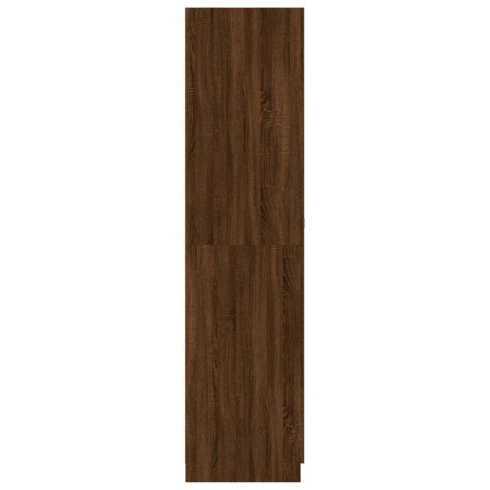 Garde-robe Chêne marron 90x52x200 cm Bois d'ingénierie - Photo n°4