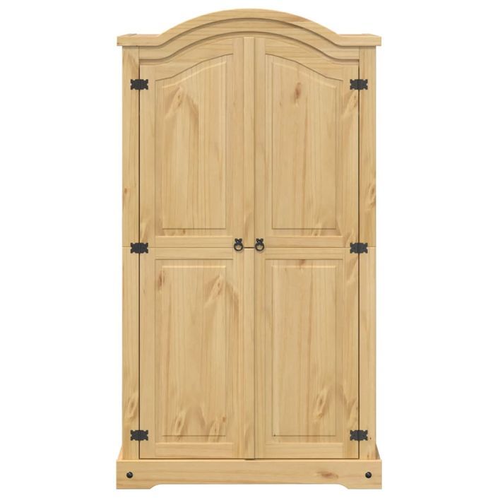 Garde-robe Corona 102x52x186 cm bois de pin massif - Photo n°4