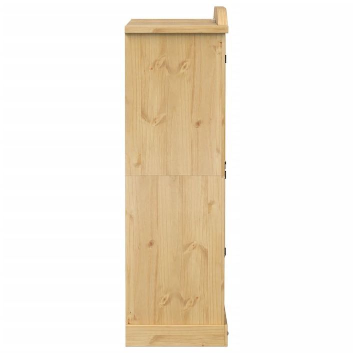 Garde-robe Corona 151,5x52x170 cm bois de pin massif - Photo n°5