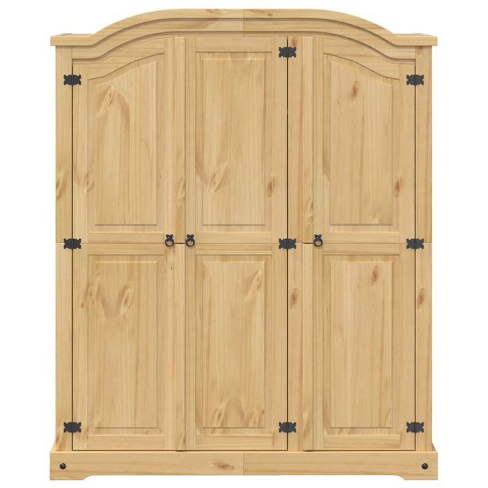 Garde-robe Corona 151,5x52x186 cm bois de pin massif - Photo n°4