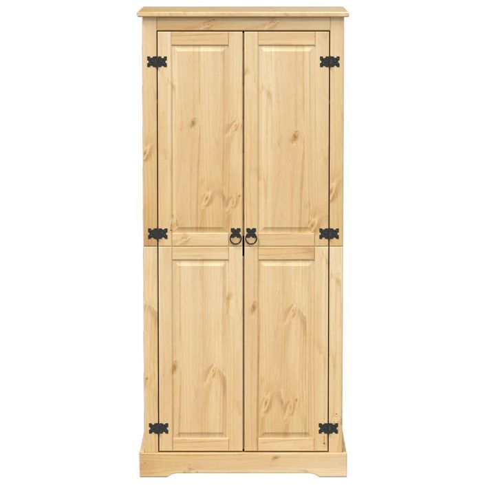 Garde-robe Corona 76x50x170 cm bois de pin massif - Photo n°4